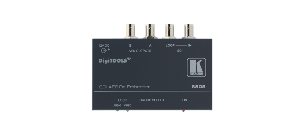 Kramer 6808 - Де-эмбеддер аудио из потока SDI