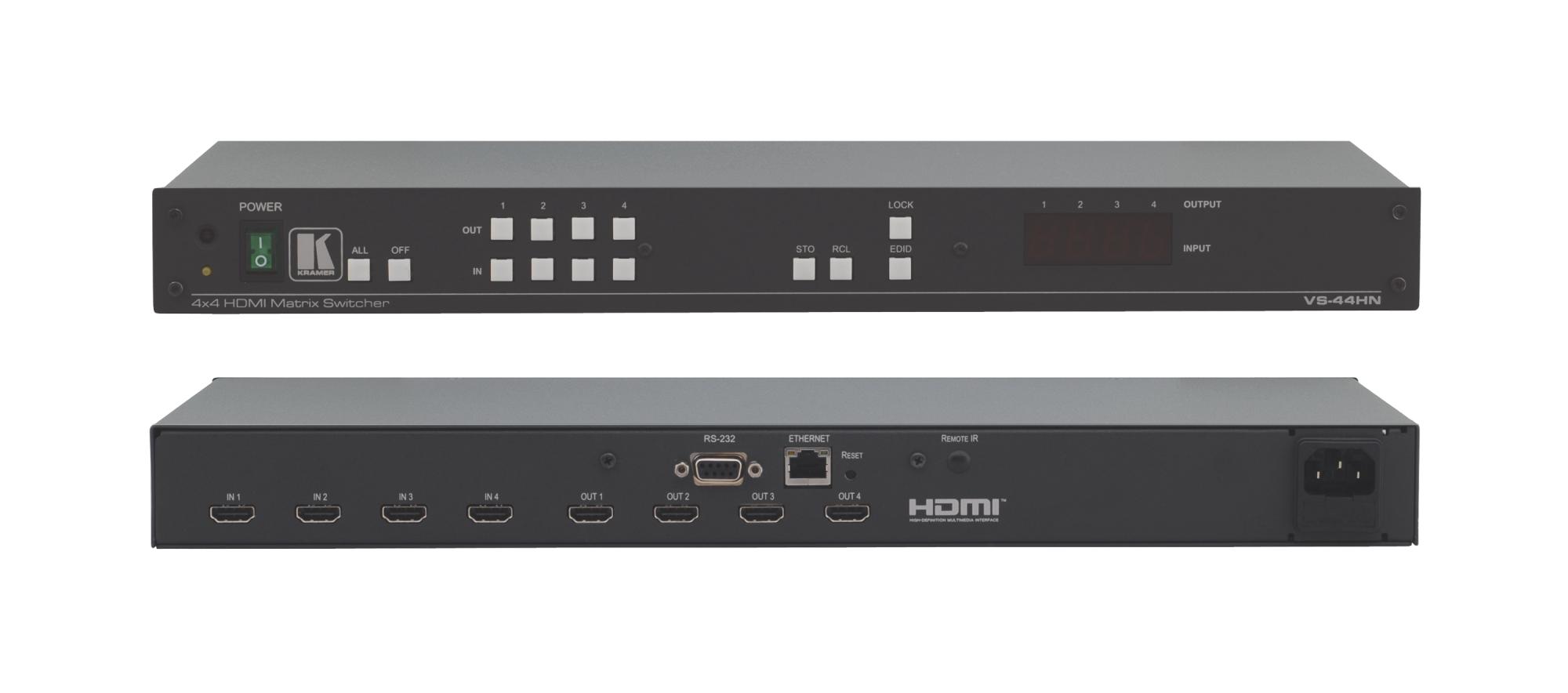 Kramer VS-44HN - Матричный коммутатор 4х4 HDMI